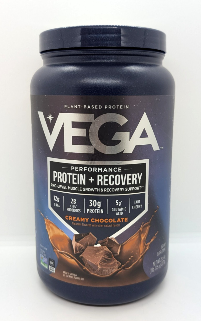 VEGA Protein + Recovery Plant-Based Protein Powder – Expires 01/27 – NEW SEALED!