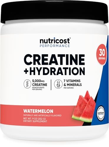 Creatine Monohydrate Hydration Watermelon 5000mg 30 Servings