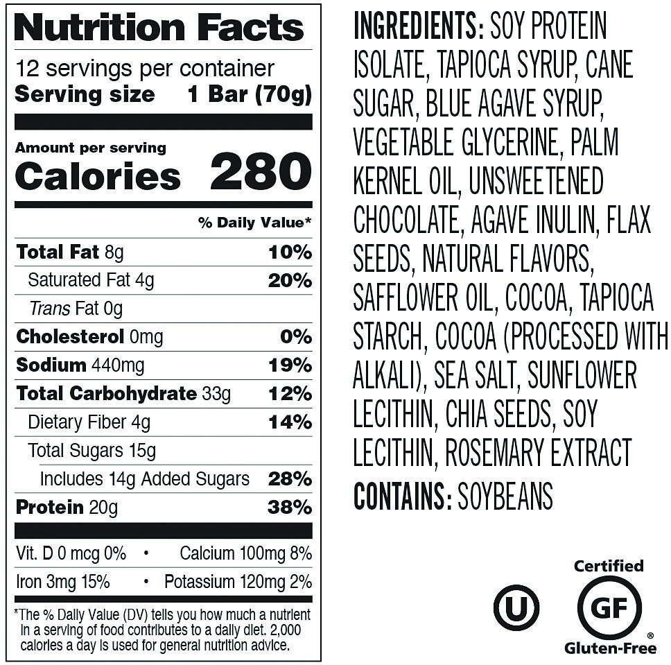 Probar Base Choco Mint Protein Bar – 20g Gluten-Free, Omega-3 Energizing Snack