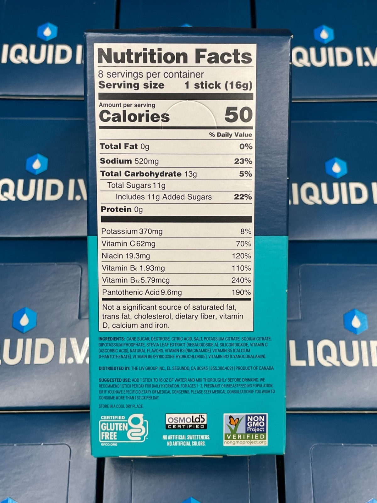 Liquid IV Strawberry 96 packets Best By September 2027