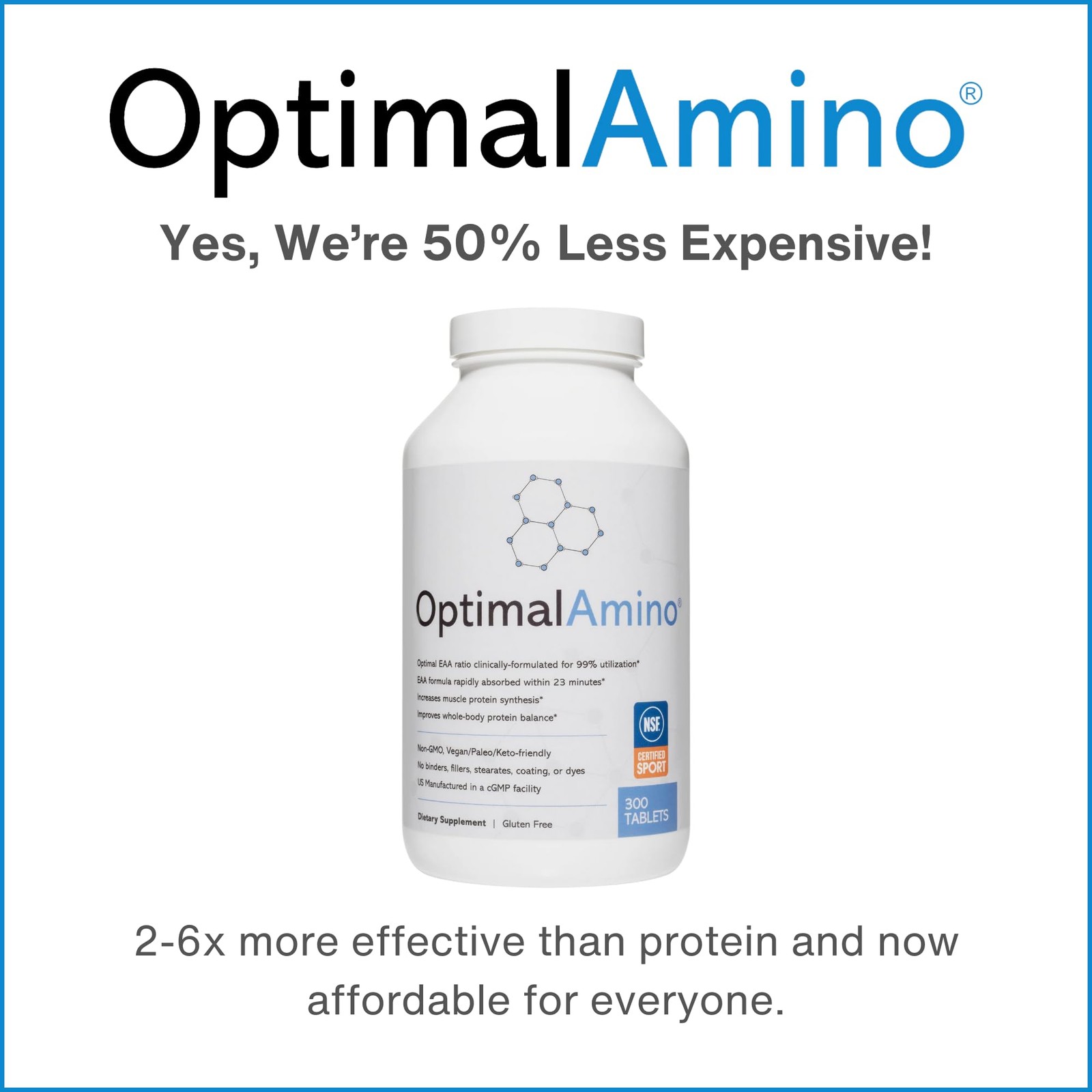 Tablets (300 Count) | 99% Utilized Essential Amino Acids (EAA) Supplement, In…