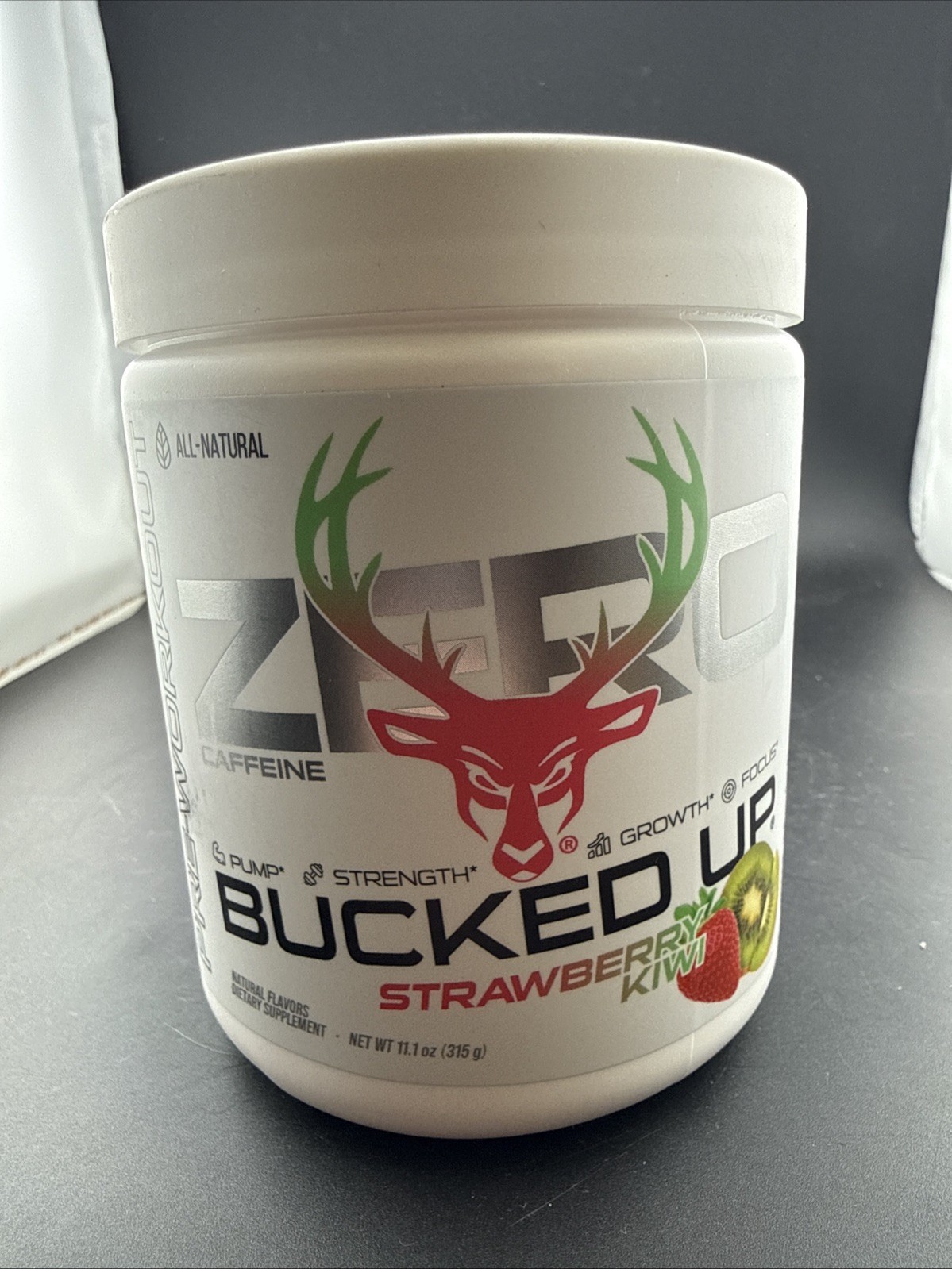 Bucked Up Zero Non-Stimulant Pre-Workout Strawberry Kiwi 11.09 oz