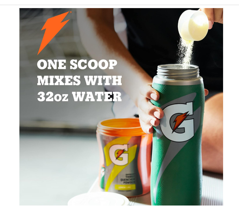 Gatorade Thirst Quencher Powder 76.5 oz Sports Drink Mix Choose Your Flavor