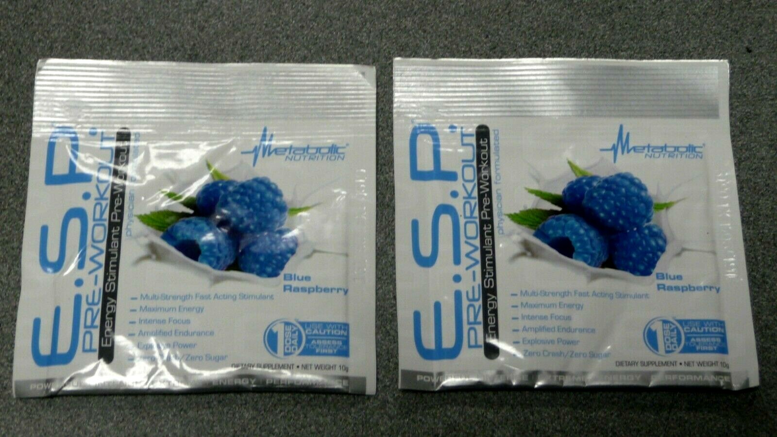 Metabolic Nutrition, ESP Extreme Blue Raspberry , 2 Single serving