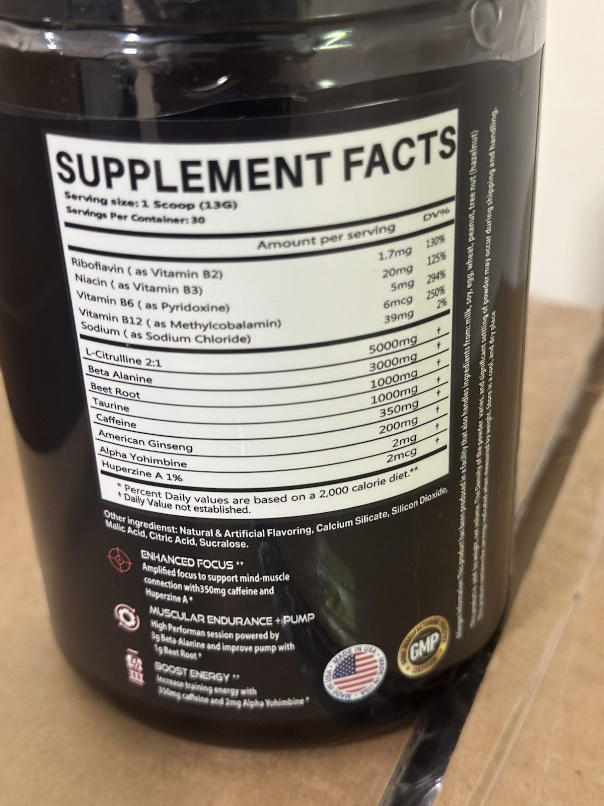 ERUPTION Pre Workout