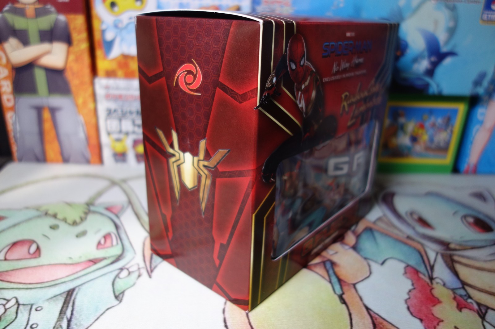 Spiderman No Way Home Red and Blue G fuel Collector’s Box Brand New On Hand!