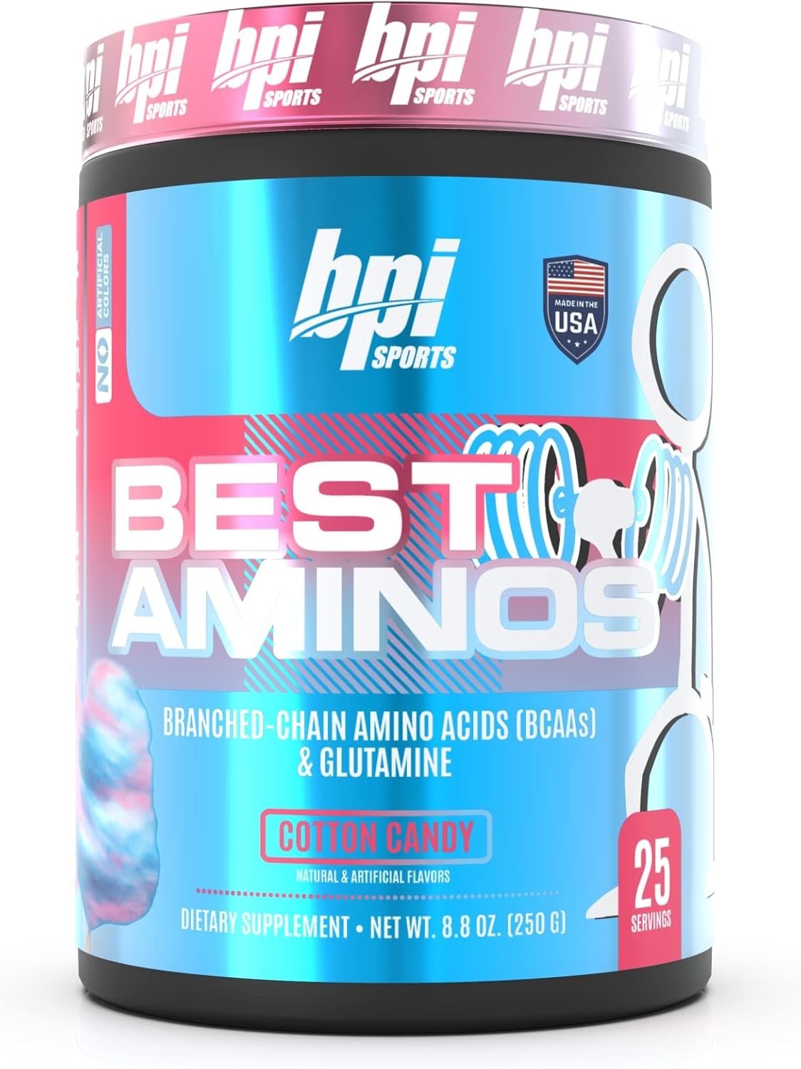 8.8 oz Best Aminos BCAA Powder – Hydration & Muscle Recovery Drink for Adults