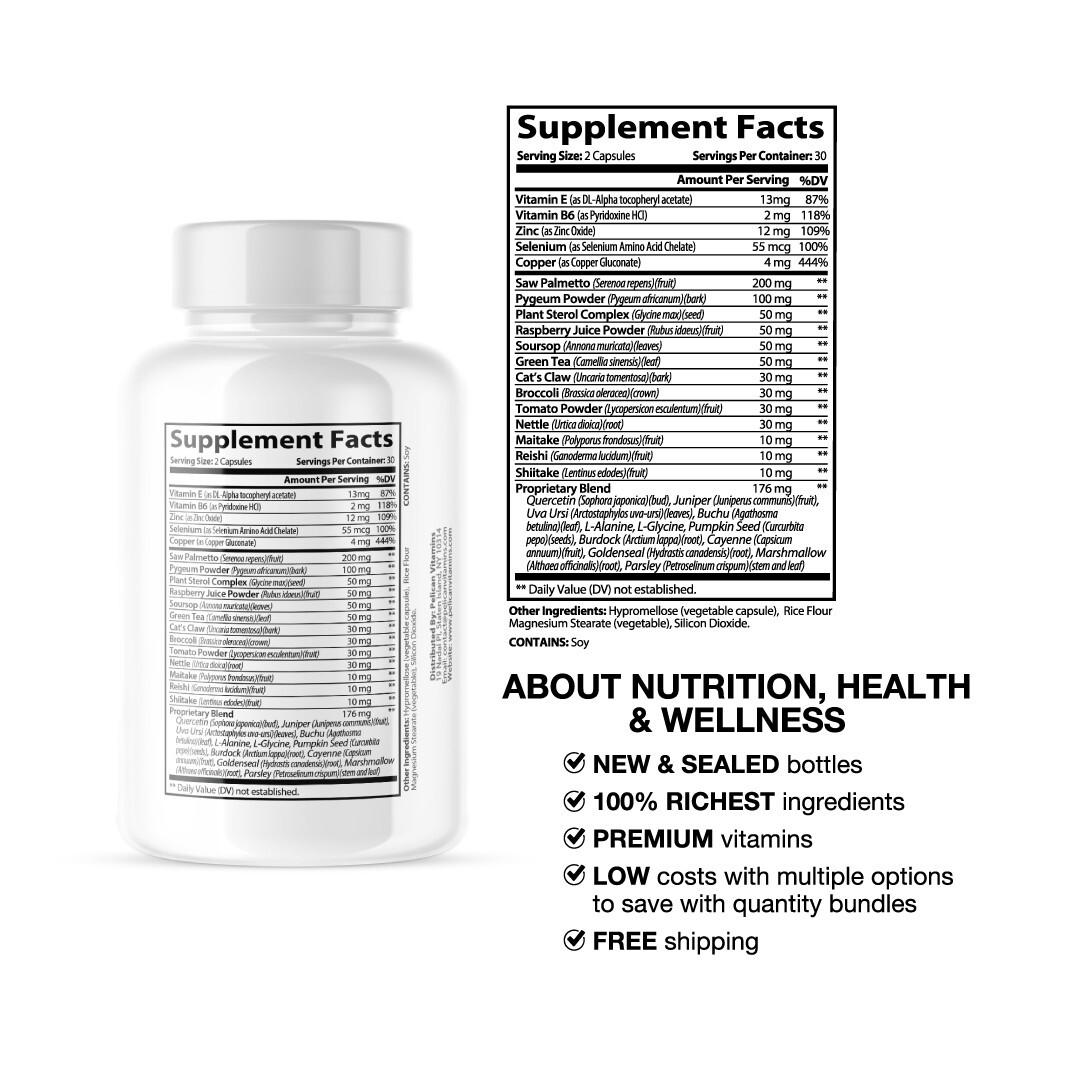Prosta Vive- Support Supplement for Men – Urinary & Bladder Health-1 Bottle