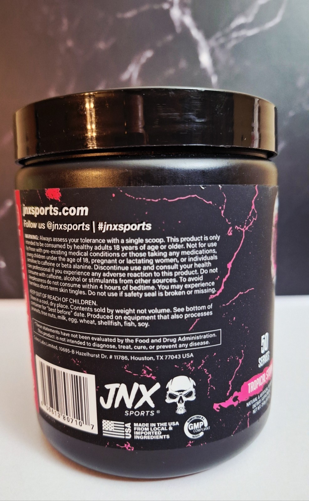 JNX The Curse! Pre-Workout, 50 Serv, 155mg Caffeine, Tropical Storm, 01/2028✨️