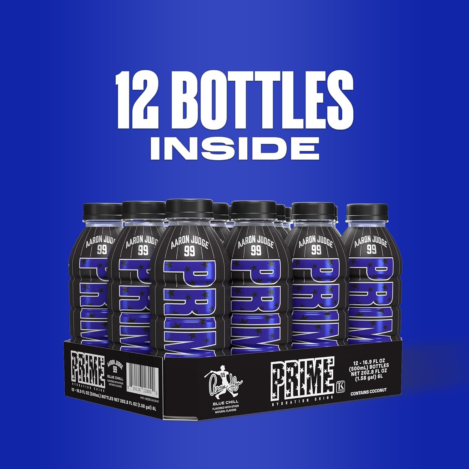 PRIME Hydration Aaron Judge, Sports Drinks, Electrolyte Enhanced for…