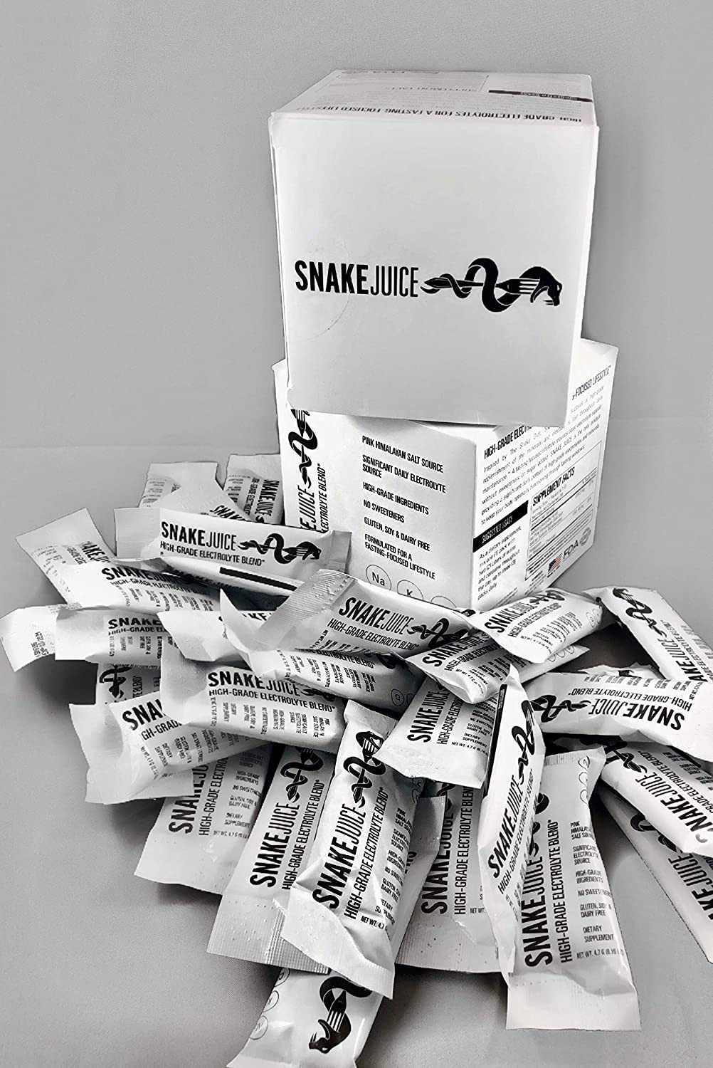 SNAKE Juice Keto Diet Electrolyte Powder, Unflavored, Fasting-Focused Supplement
