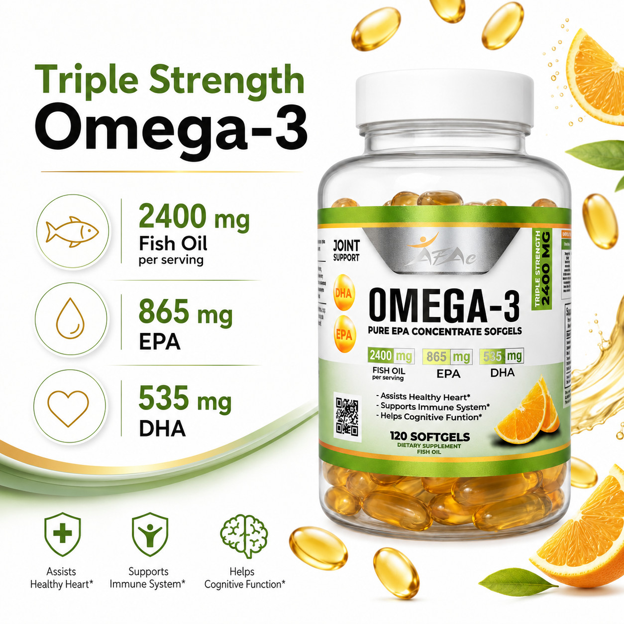 OMEGA 3 FISH OIL 1.000 MG ALFA 100 CAPSULES Omega3