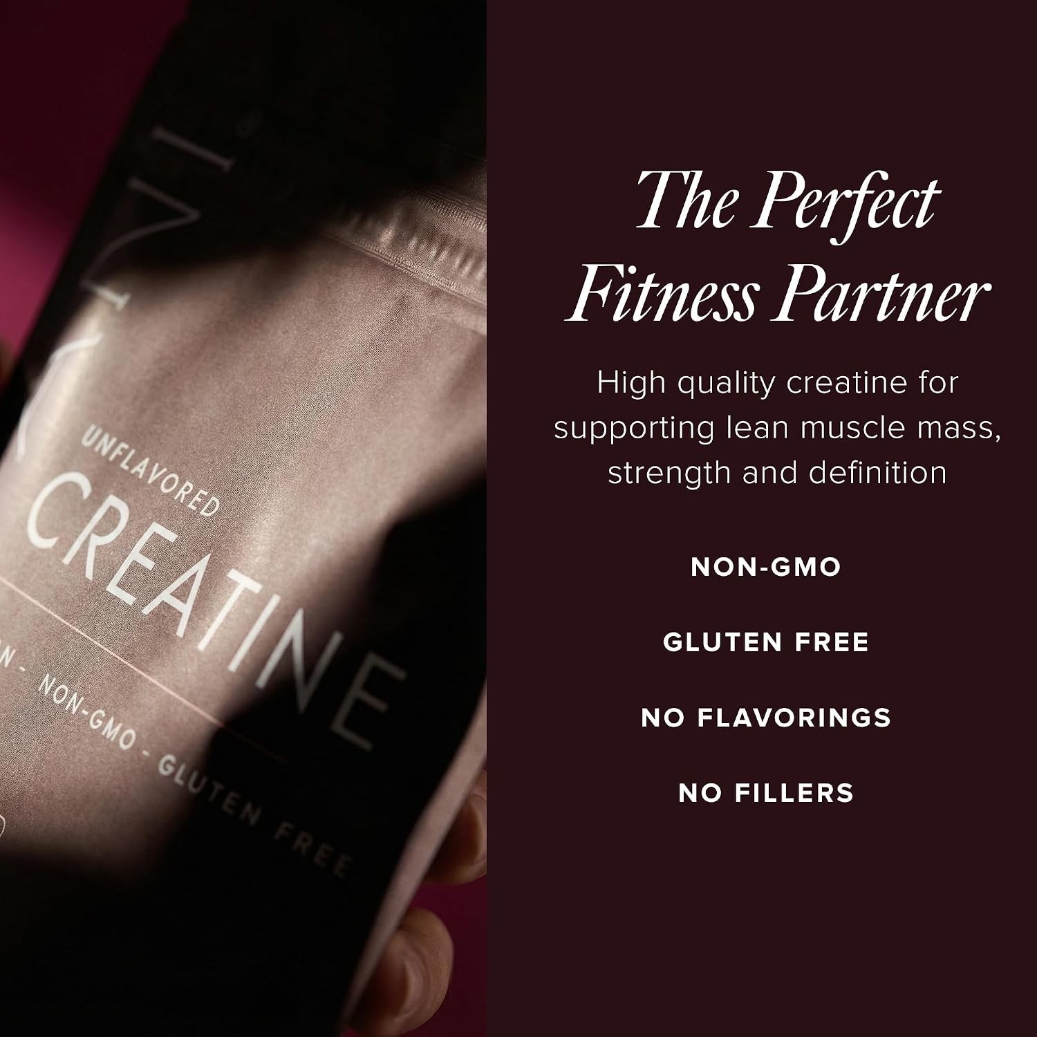 Creatine Monohydrate Powder | 5g Pure Creatine Per Serving | Third Party Test…