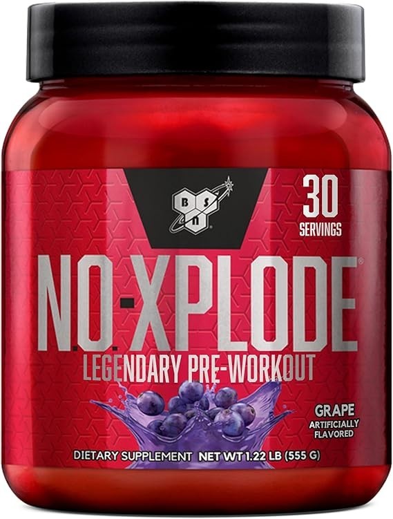 BSN N.O.XPLODE Pre Workout Powder,Energy Supplement for Men and Women 1.2 Pound