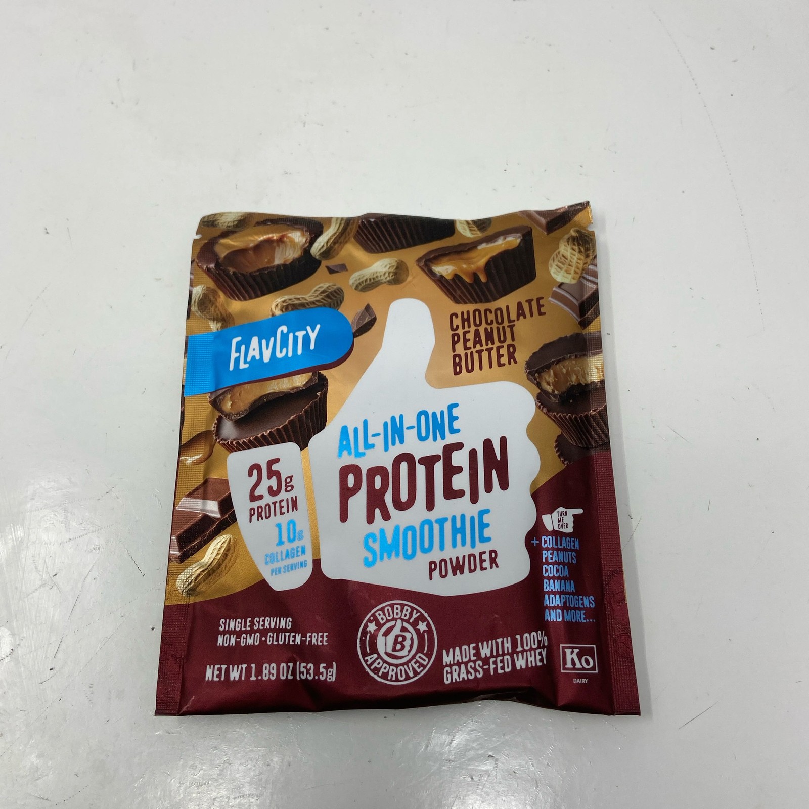 FlavCity Chocolate Peanut Butter Protein Smoothie Packet 1.89oz