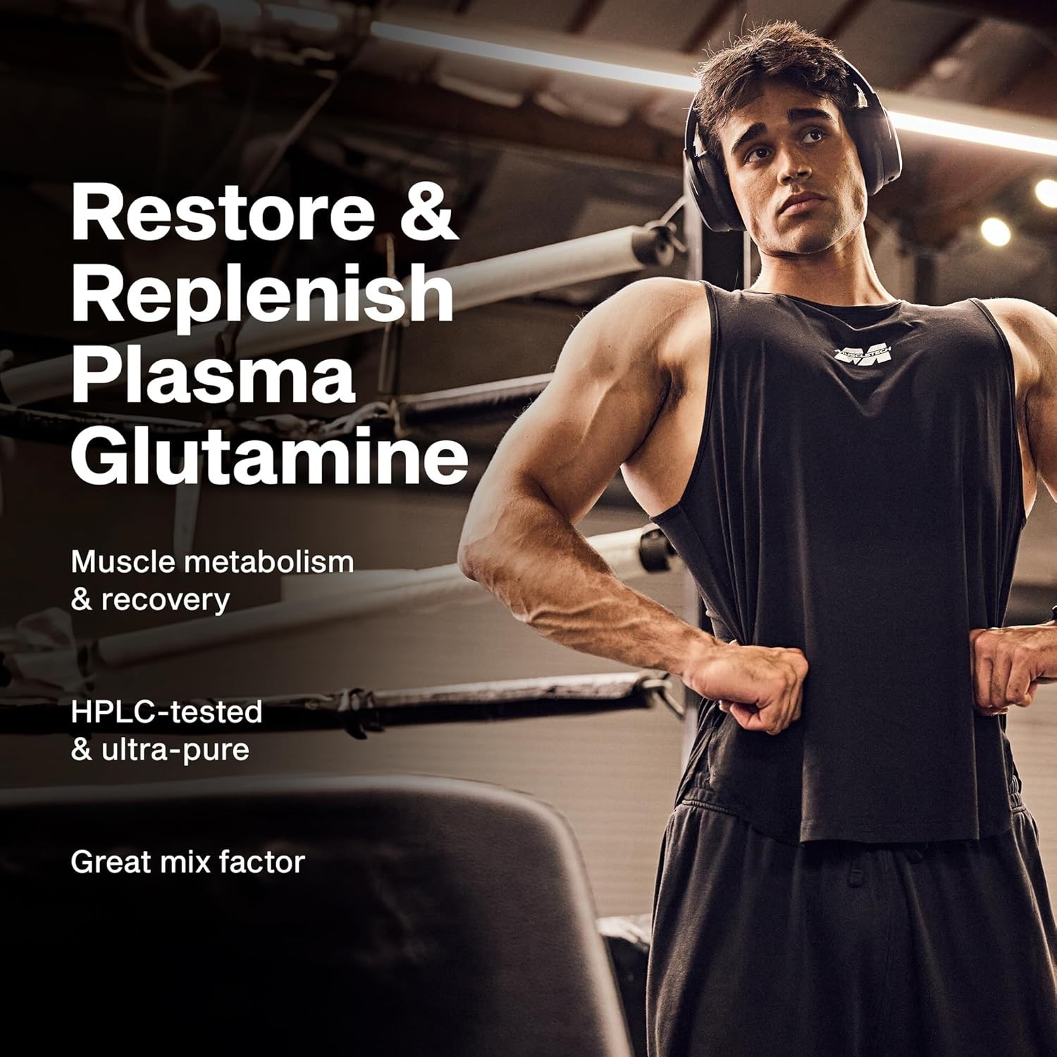 Essential L-Glutamine Powder | Boost Energy & Recovery | Unflavored, 60 Servings