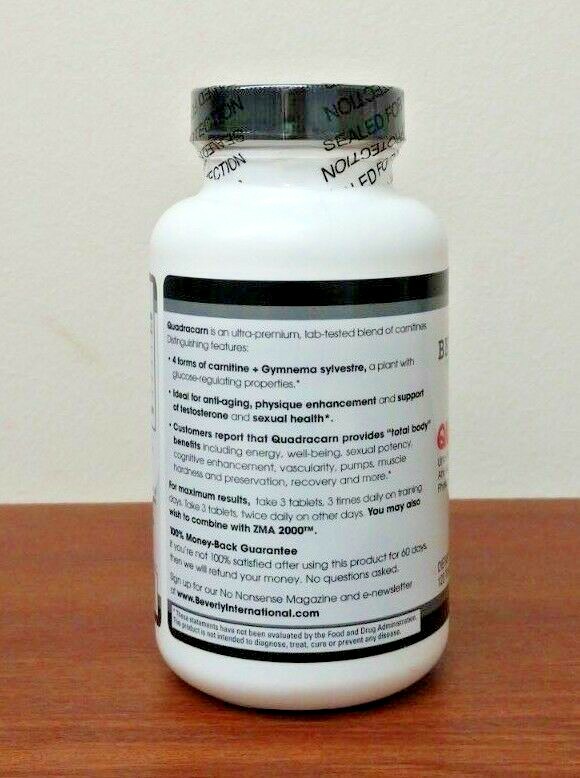 Beverly International Quadracarn 120 Tablets Free Shipping