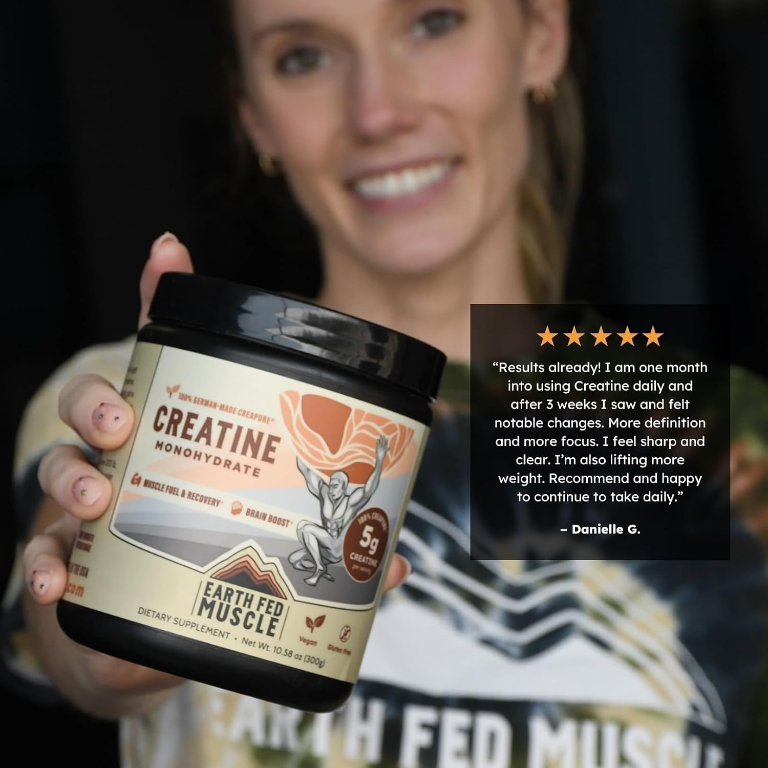 Creatine Monohydrate for Muscle Growth – Unflavored