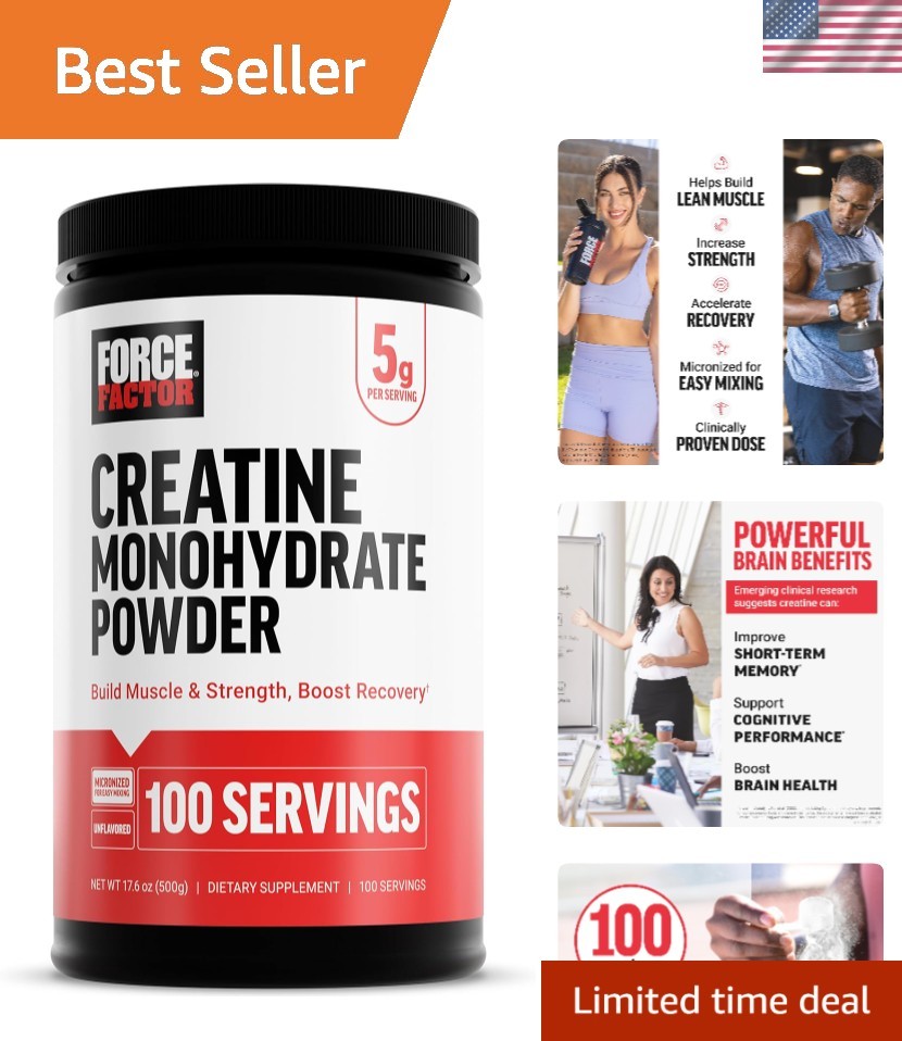 Micronized Creatine Monohydrate 500G – Pure Performance & Cognitive Health