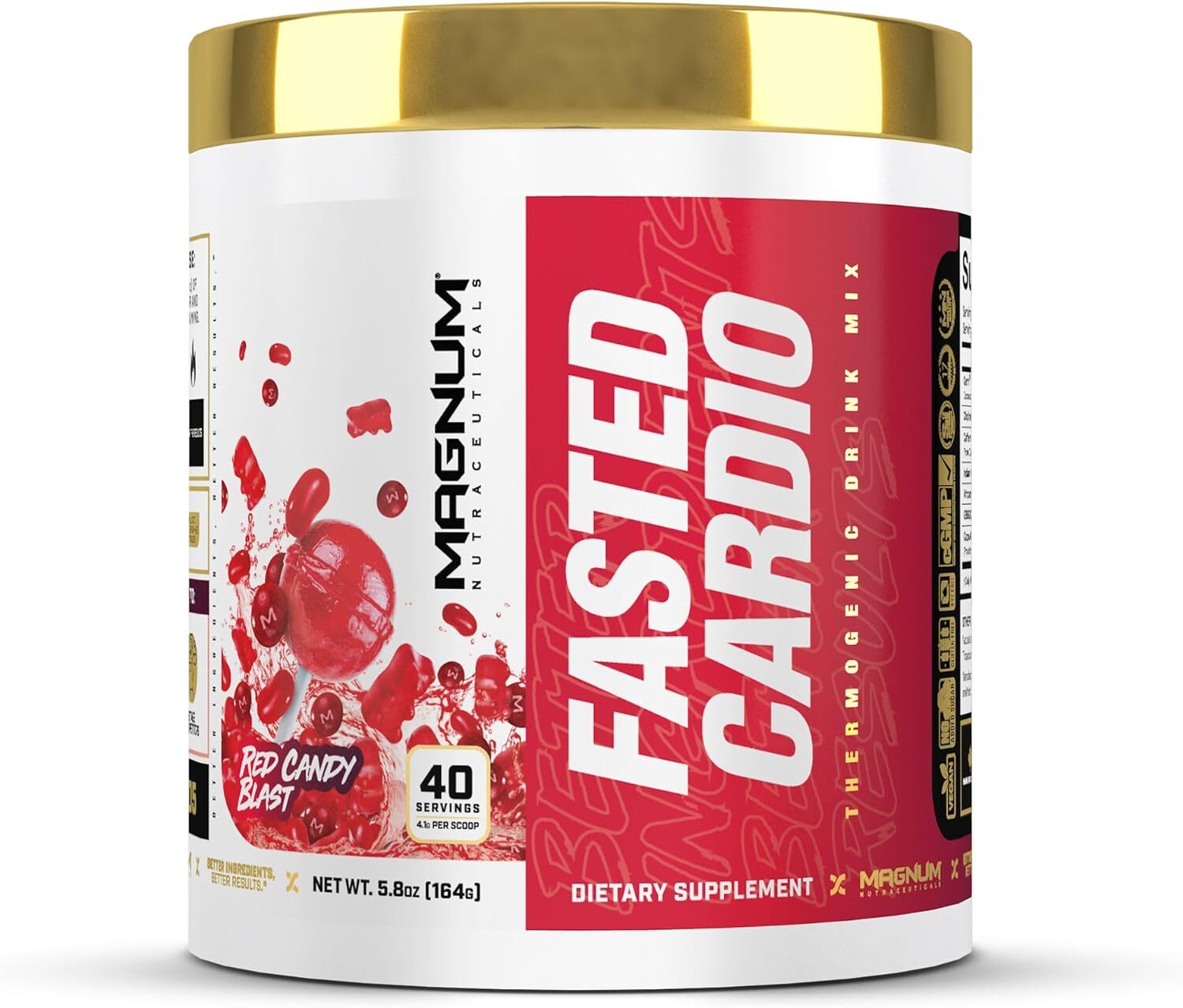MAGNUM Fasted Cardio Red Candy Blast 50 Servings 218 g 1672402522