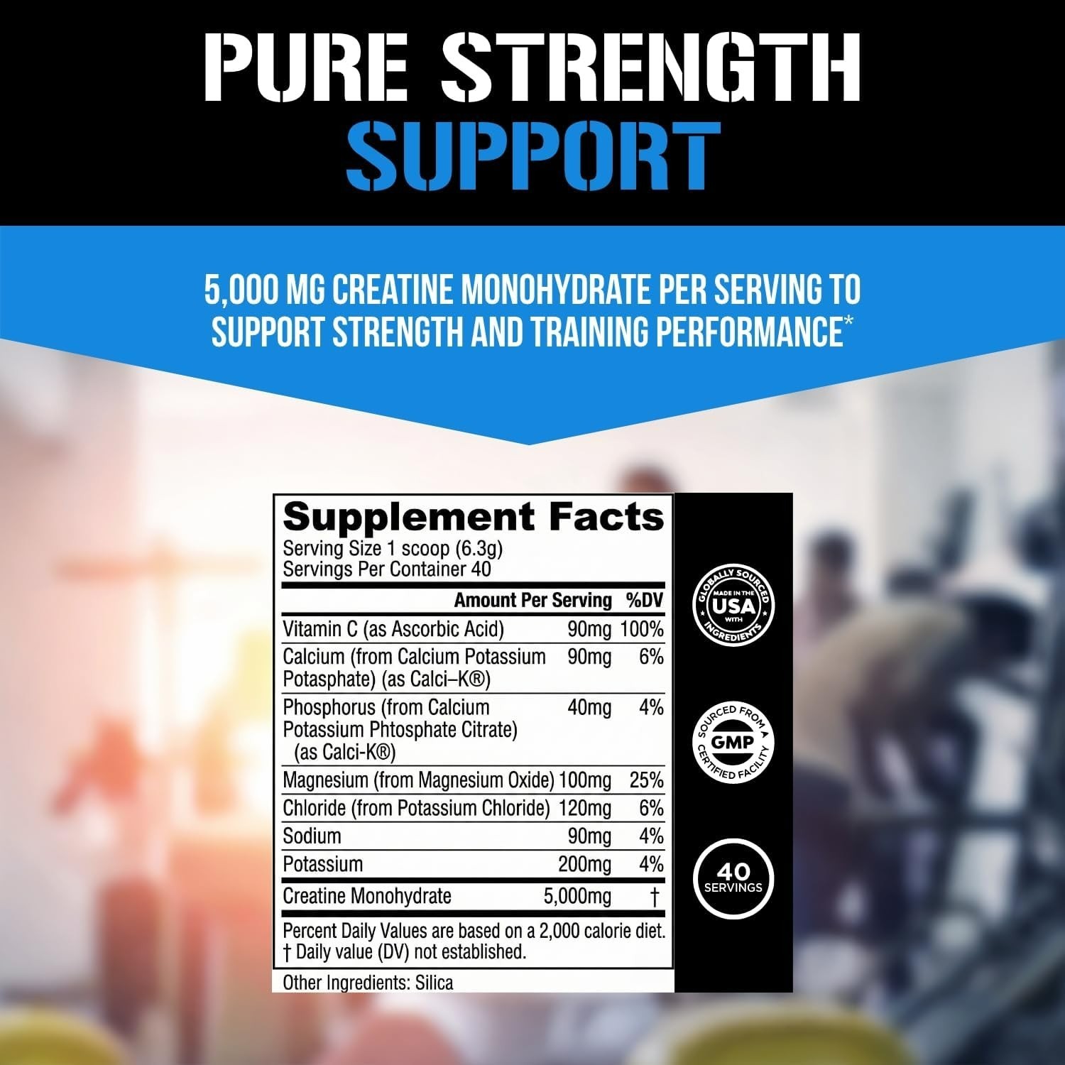 Nutrition Creatine 5000 + Electrolytes – Supports Faster Recovery, Lean Muscl…