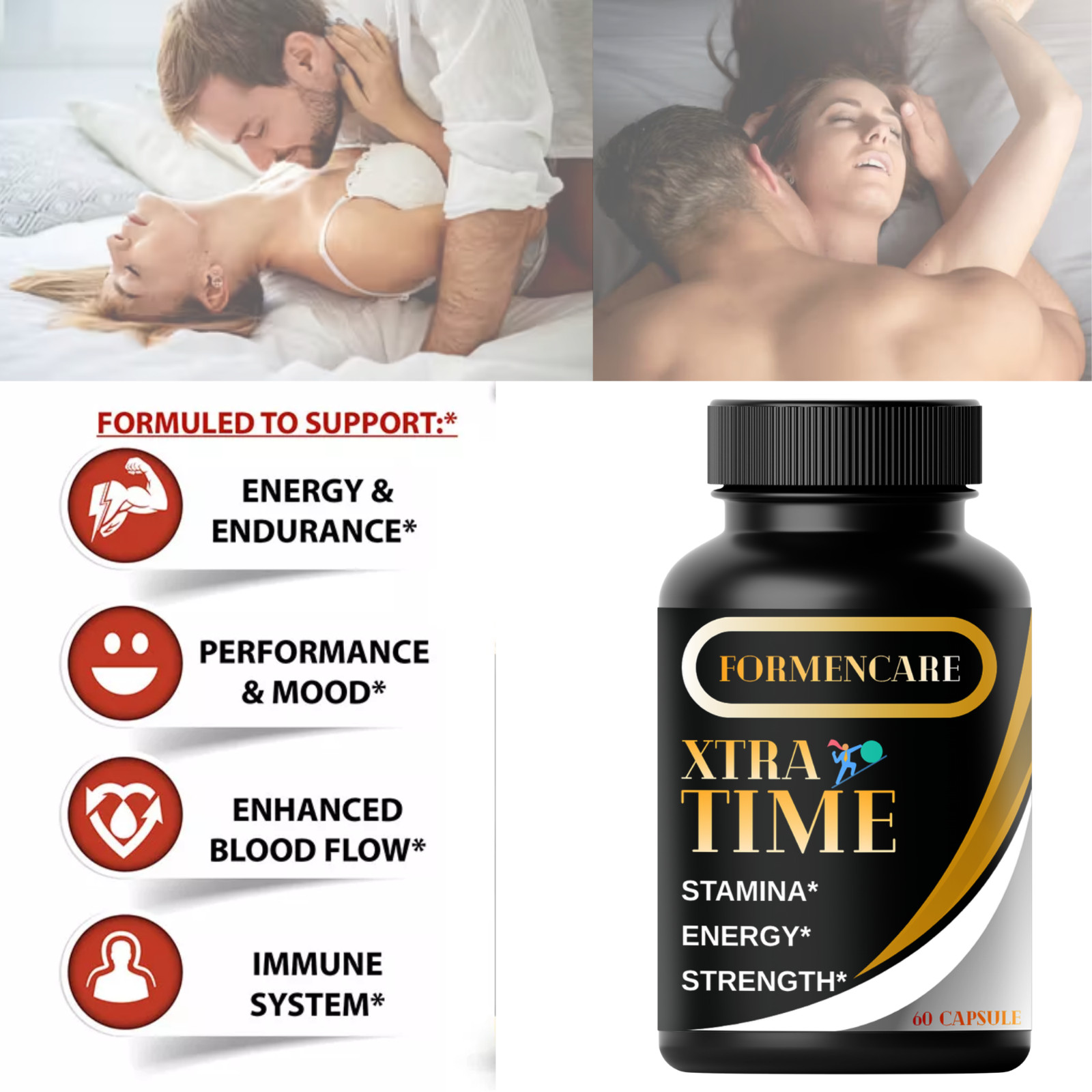 Erect-Man Extreme Potency Male Enhancement Pill! Last up to 3 Days! – 60 Pills !