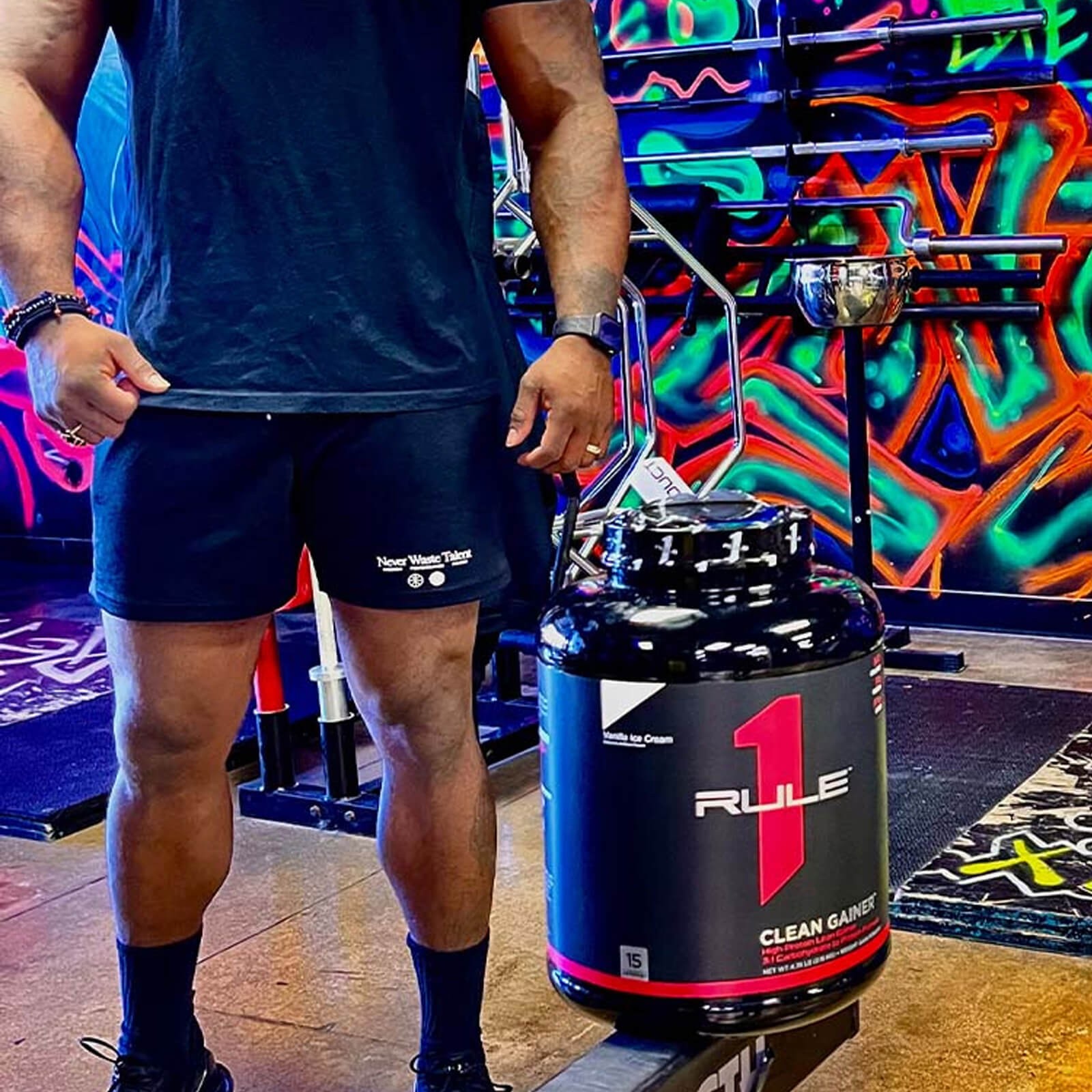 RULE 1 Clean Gainer 30 Serv. Vanilla Ice Cream Clean Protein Gainer 9.52lb