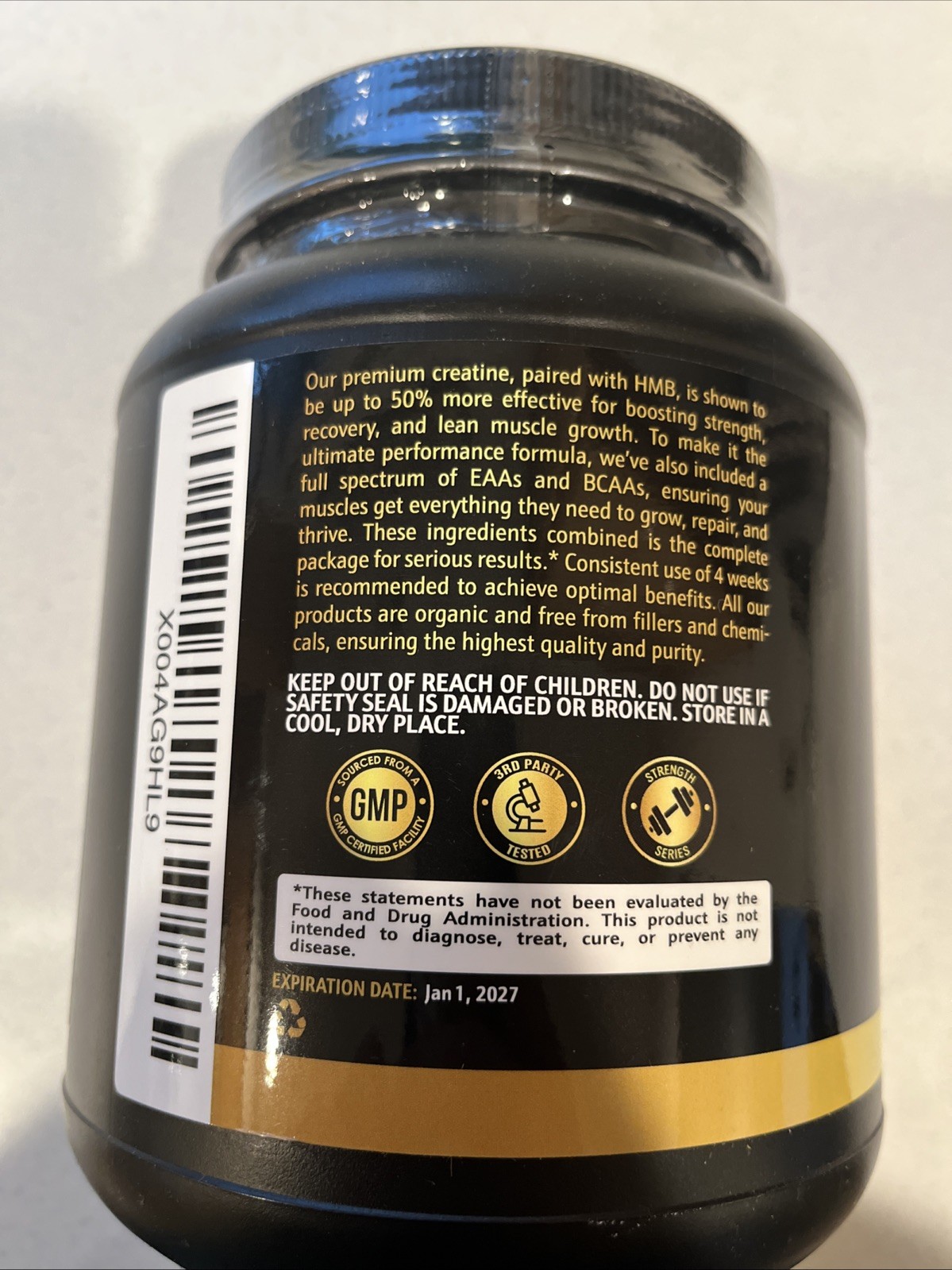 Earth Elixir Creatine + Hmb Eaa & Bcaa 2.3 Lbs