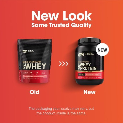 Optimum Nutrition Gold Standard 100% Whey Protein Powder – Strawberries &