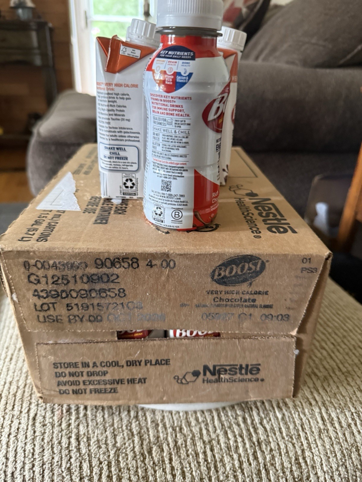24-carton case of Nestle BOOST Very High Calorie (Rich Chocolate flavor)