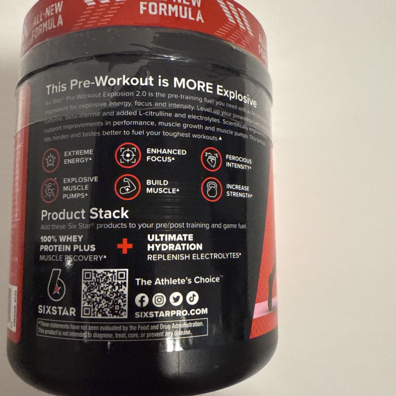 Pre-Workout Explosion 2.0, Pink Lemonade , 9.63 oz (273 g)