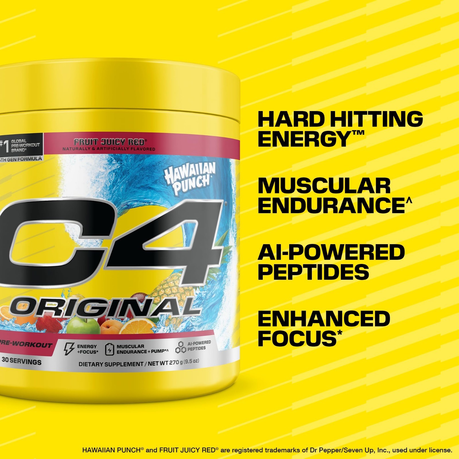 Pre Workout Powder 200mg Caffeine – Energy Boost, 25 Servings, Fitness Fuel