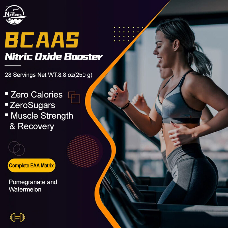 Pomegranate Watermelon BCAA Powder, Muscle Growth & Recovery – Amino Acids