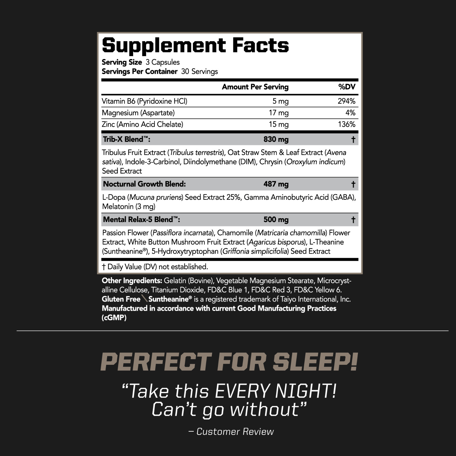 Z-TEST – Nighttime Testosterone & Sleep Support for Maximum Effect – (90 Caps)