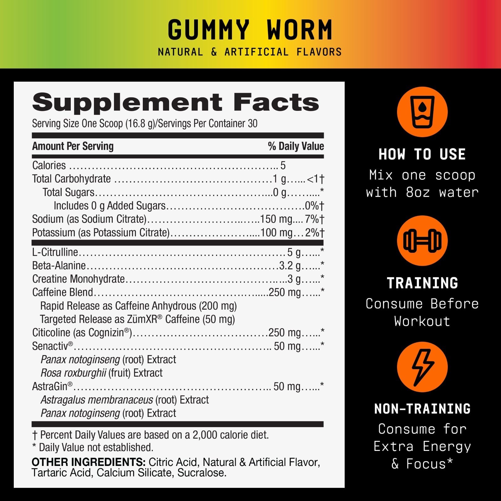 Clinical Strength Pre Workout Powder – Bigger Pumps, Caffeine, L-Citrulline, 30