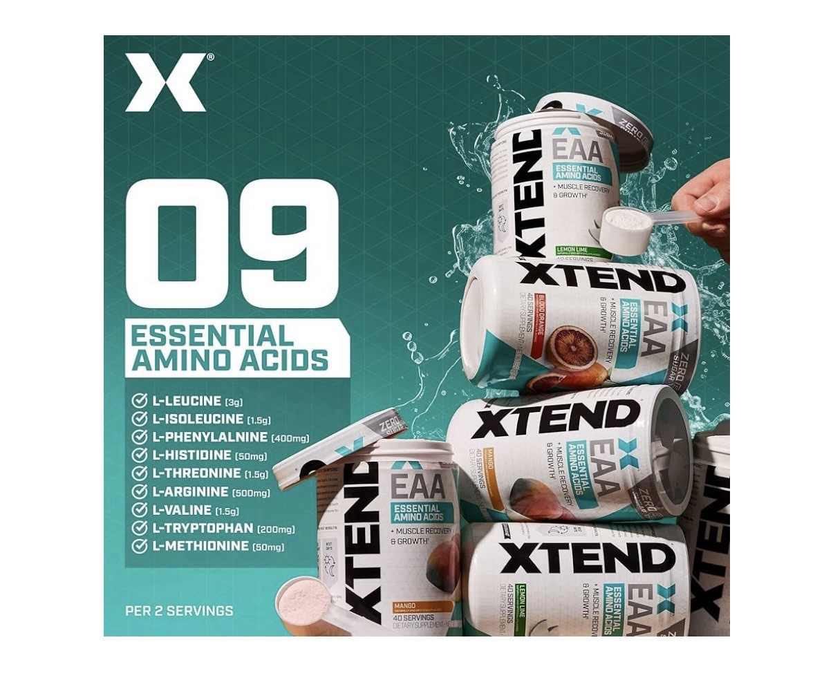 XTEND EAA + BCAA Powder | Muscle Recovery & Lean Muscle Growth | 9 Essential…