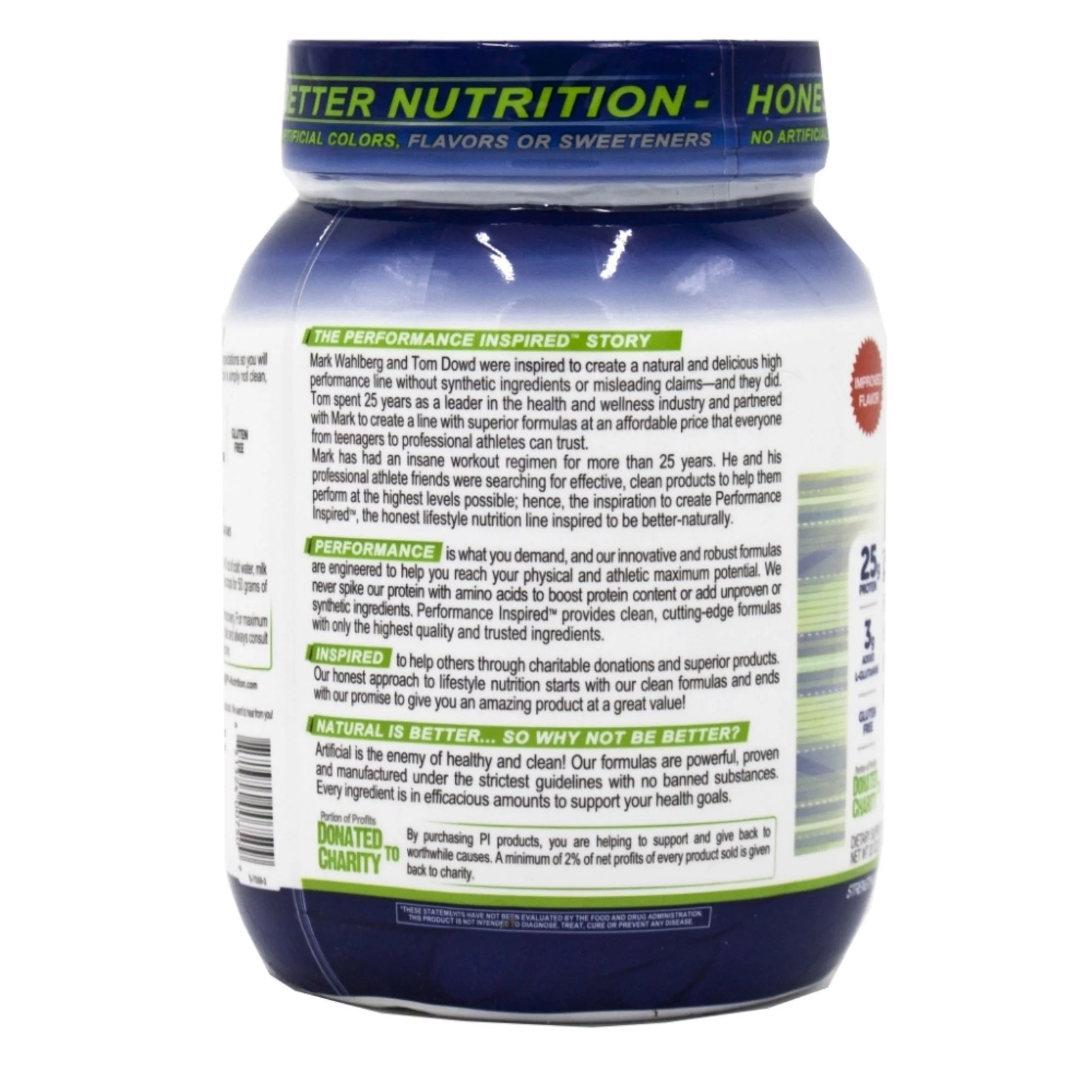 Nutrition – Isolate Whey Protein Powder – All Natural – 25G – L-Glutamine – Cont