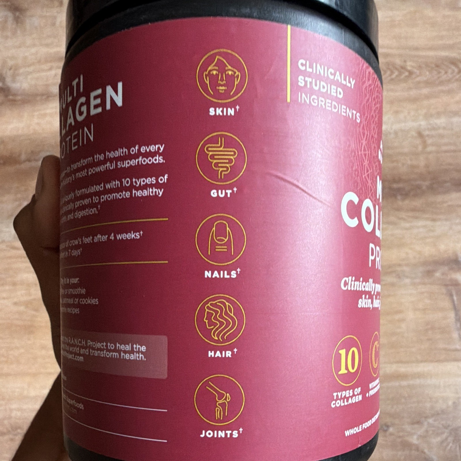 Ancient Nutrition Multi Collagen Protein Powder Unflavored 40 Serving
