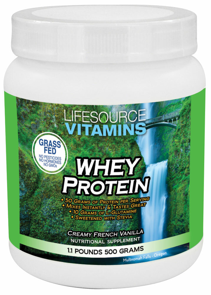 LifeSource Vitamins Whey Protein ISOLATE – Creamy French Vanilla 1.1lb.