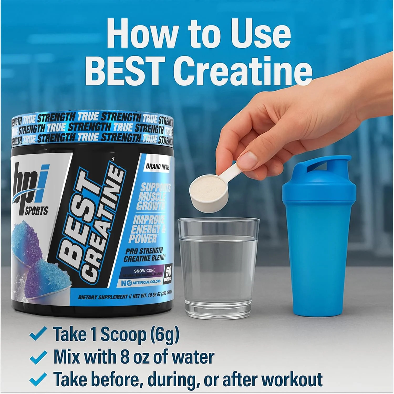 Best Creatine – Creatine Monohydrate, Himalayan Salt – Strength, Pump, Endurance