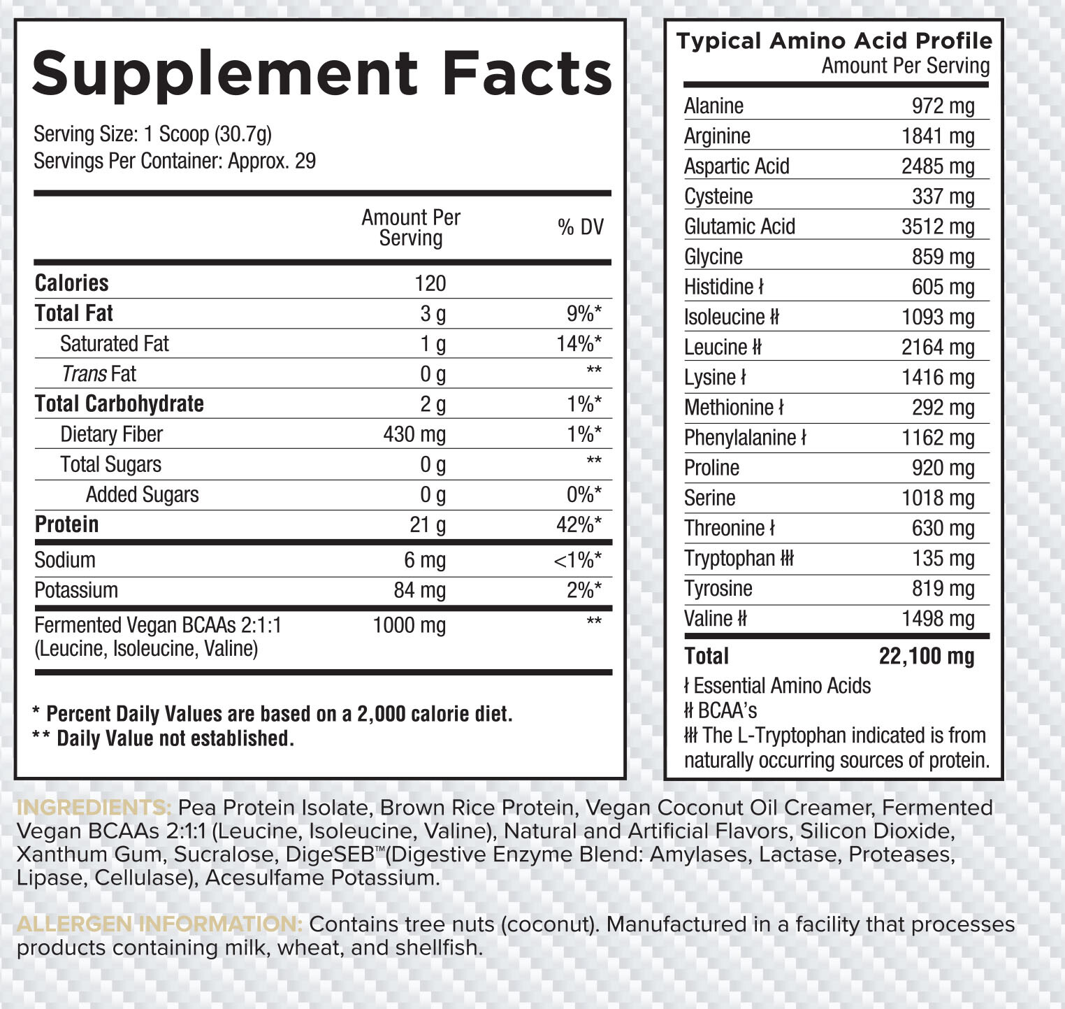 Core Nutritionals VEGAN Plant-Based Protein Blend – 29 Servings – ALL Flavors