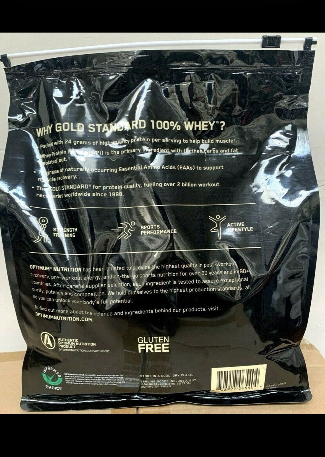 Optimum Nutrition Gold Standard 100% Whey Protein, Vanilla Ice Cream 5.47 lbs