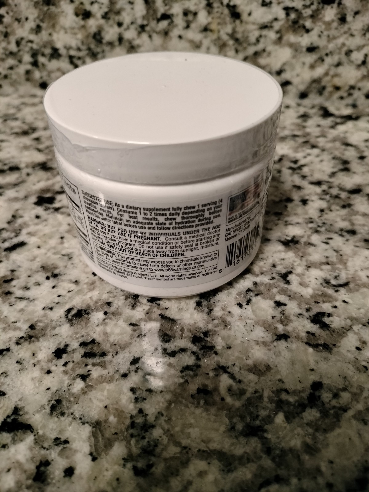 Gat Sport Creatine Chews, 10 Servings, Fruit Punch Flavor