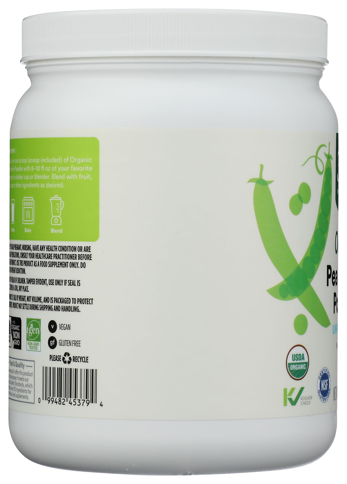 365 By Whole Foods Market Organic Pea Protein 16 Ounce