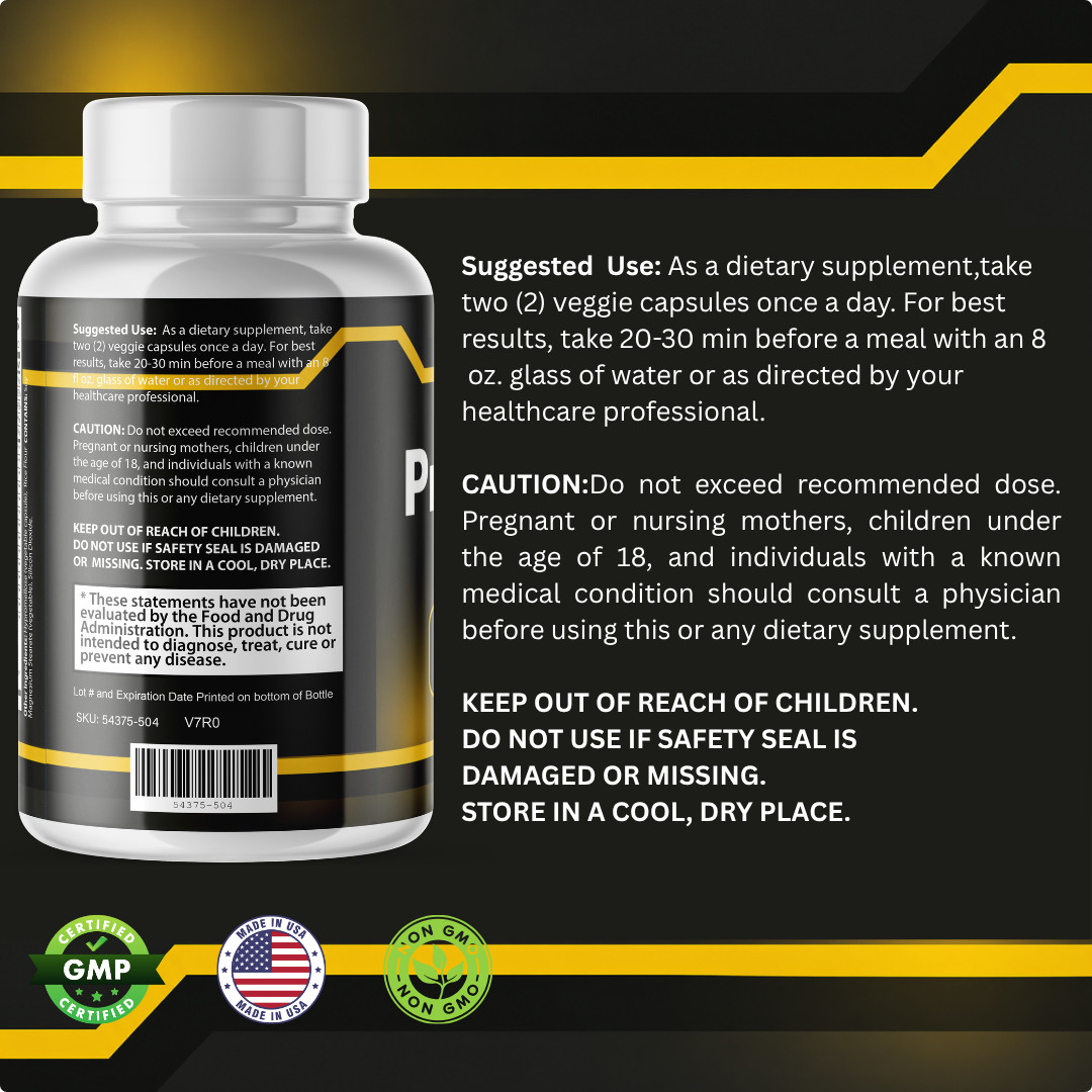 Prostal Peno- Prostate Support- 5 Bottles- 300 Capsules