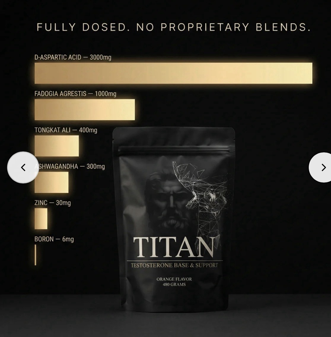 Titan🔱 Natty Test Base Blend 4 Optim. Strength/muscle Gains By Vintage Muscle💪