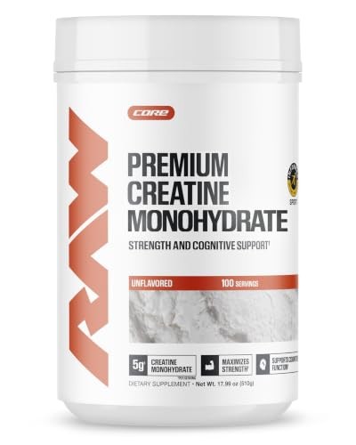 Creatine Monohydrate Powder Fruit Punch 30 Servings Muscle