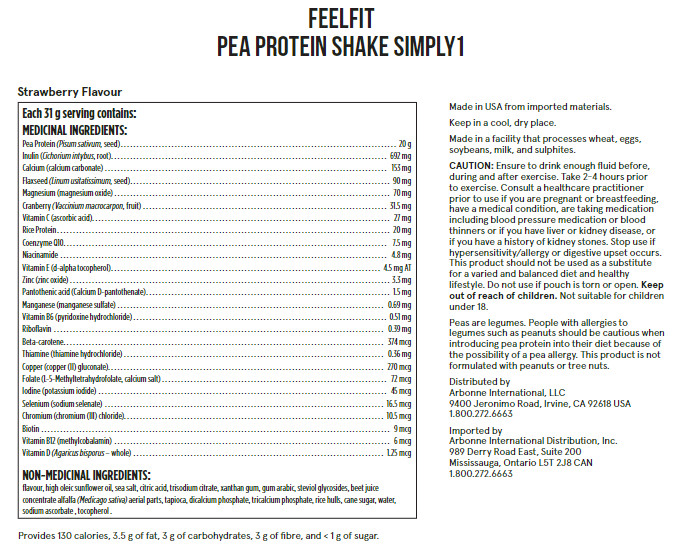 Arbonne Vegan – GF – Low Sugar – PEA PROTEIN (1 Bag of Choice) – FREE SHIPPING