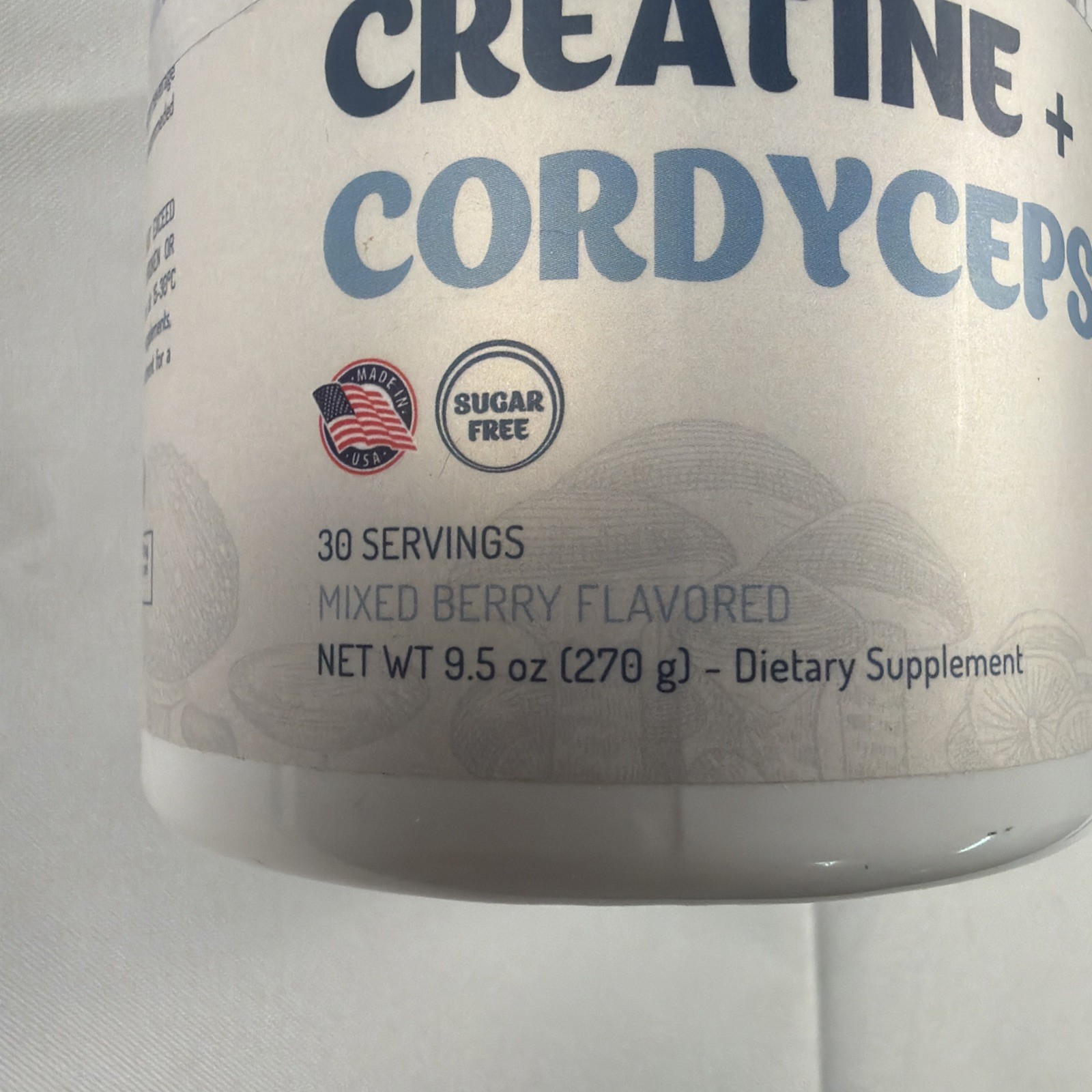 SE Nutrition Creatine Cordyceps Mixed Berry 30 Servings Exp 01 2029 New Sealed