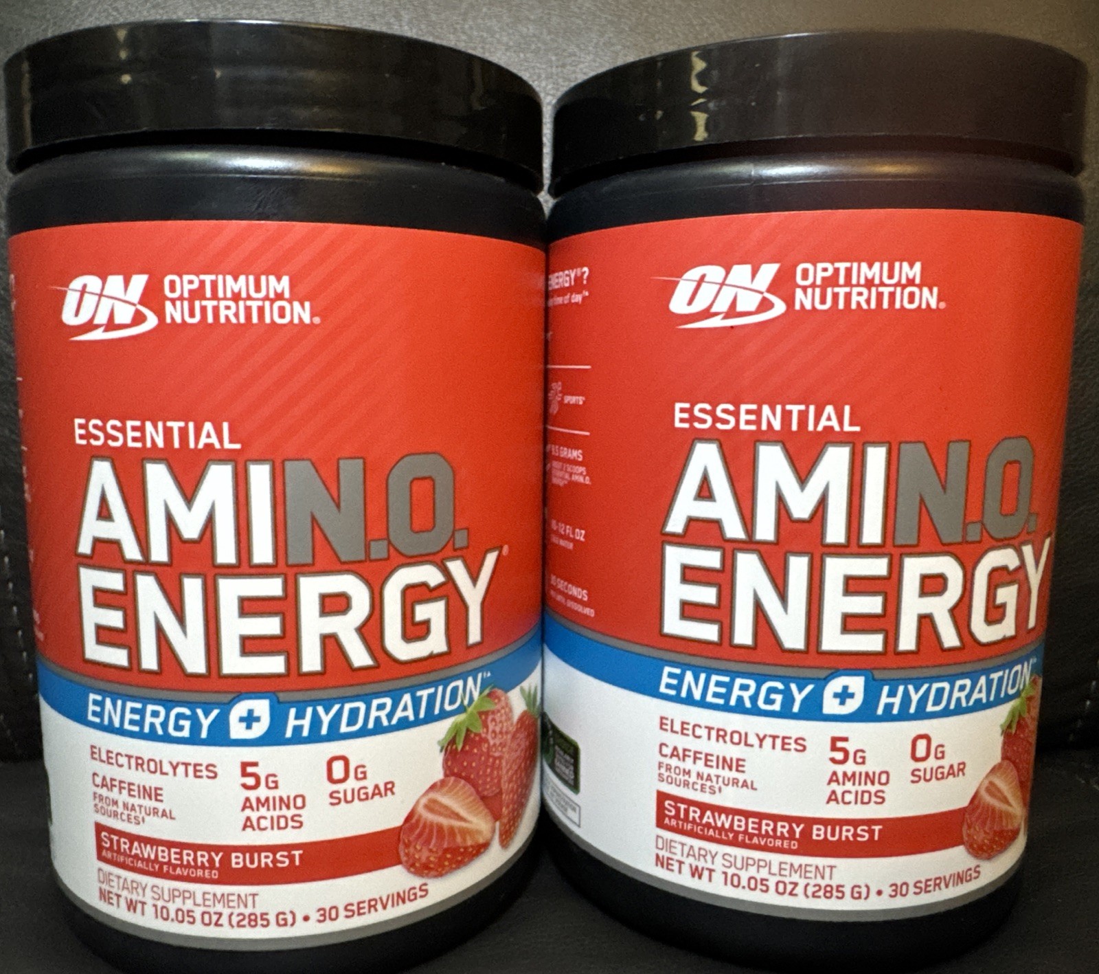 2ct – Amino Energy Plus Electrolytes Powder, Strawberry Burst, 30 Servs 06/2027
